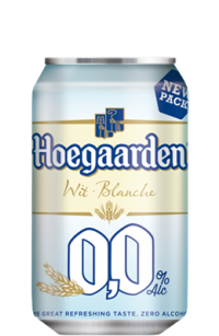 Hoegaarden 0.0% - бельгийское безалкогольное пшеничное пиво в Украине