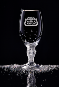 Хрустальные бокалы Stella Artois с кристаллами Swarovski