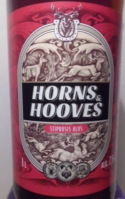 Horns&Hooves Stiprusis Alus - экспортная новинка от Оболони