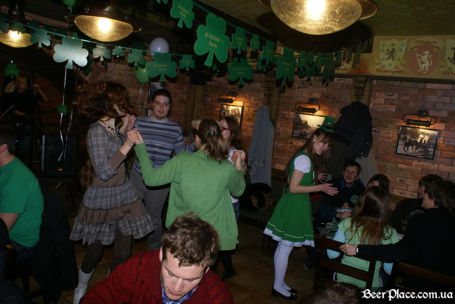 День святого Патрика 2011: паб O'CONNOR'S. Ирландские танцы