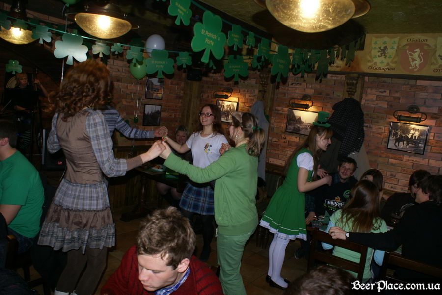 День святого Патрика 2011: паб O'CONNOR'S. Ирландские танцы